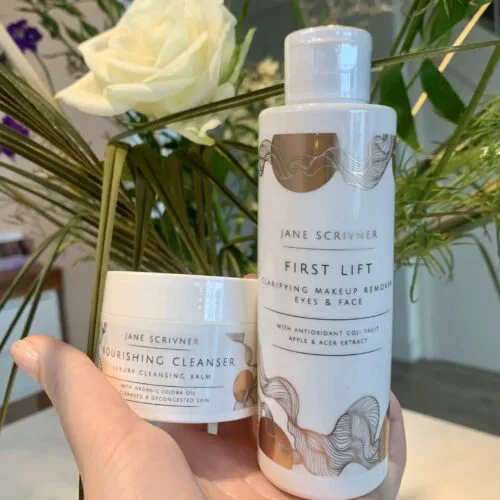 Gezichtsreiniging set van Jane Scrivner: First Lift & Nourishing Cleanser