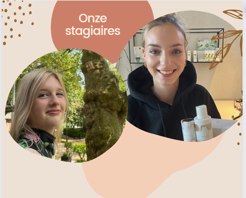 Onze stagiaires: Senne en Frouke